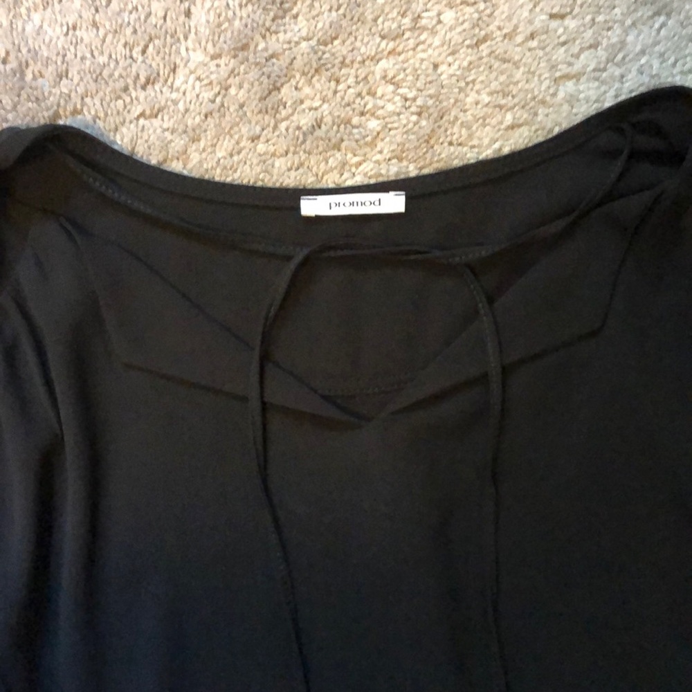 Sheer black blouse - Picture 3 of 5